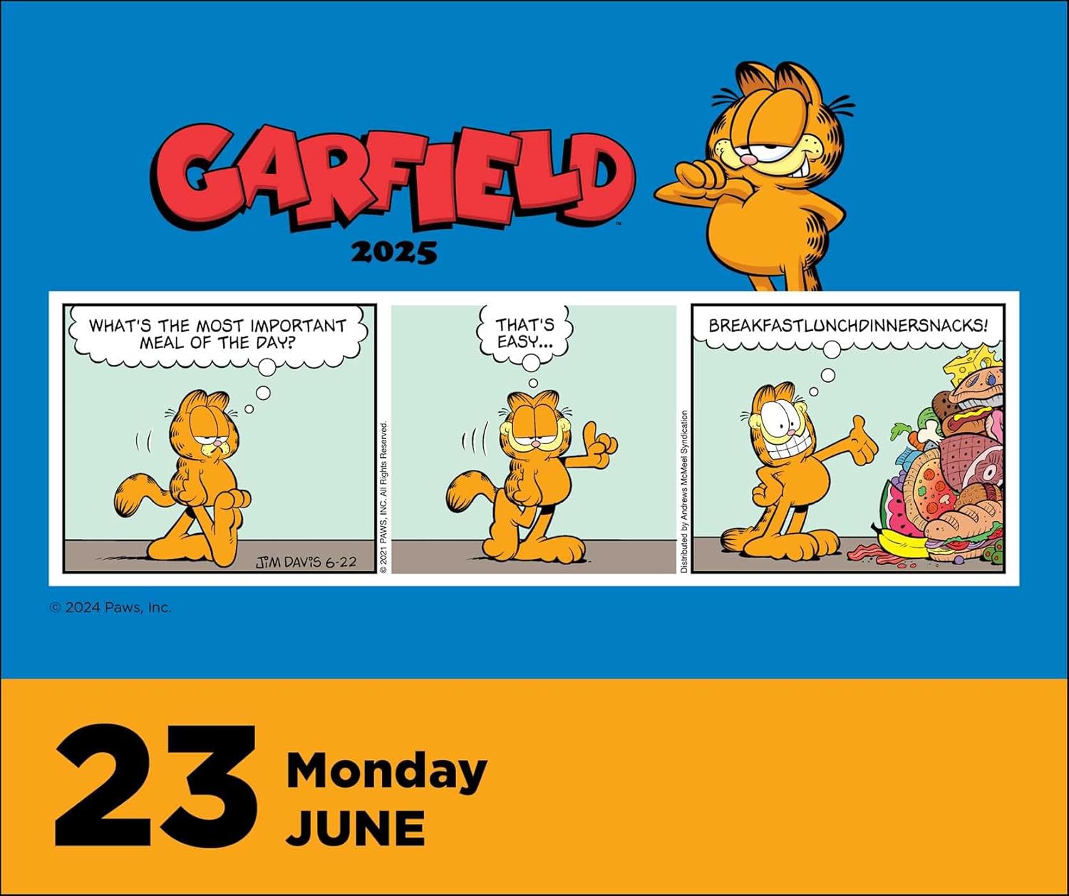 Calendar 2025 - Garfield | Andrews McMeel Publishing - 2 | YEO