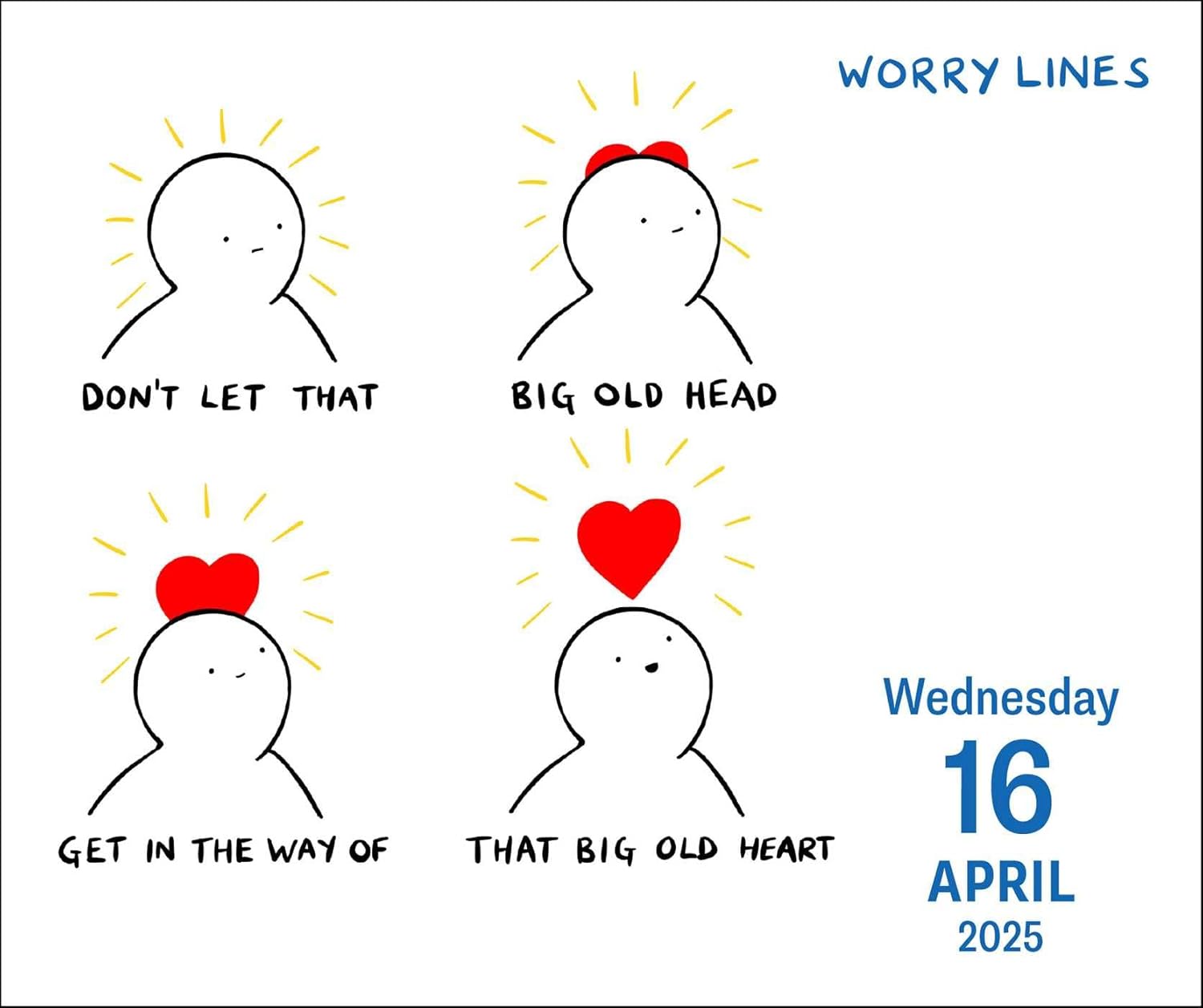 Calendar 2025 - Worry Lines | Andrews McMeel - 1 | YEO