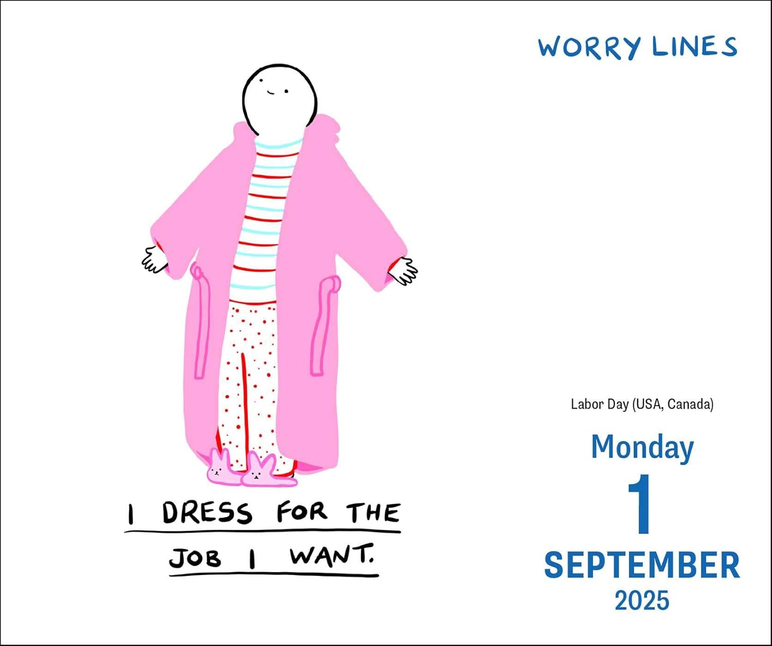 Calendar 2025 - Worry Lines | Andrews McMeel - 3 | YEO