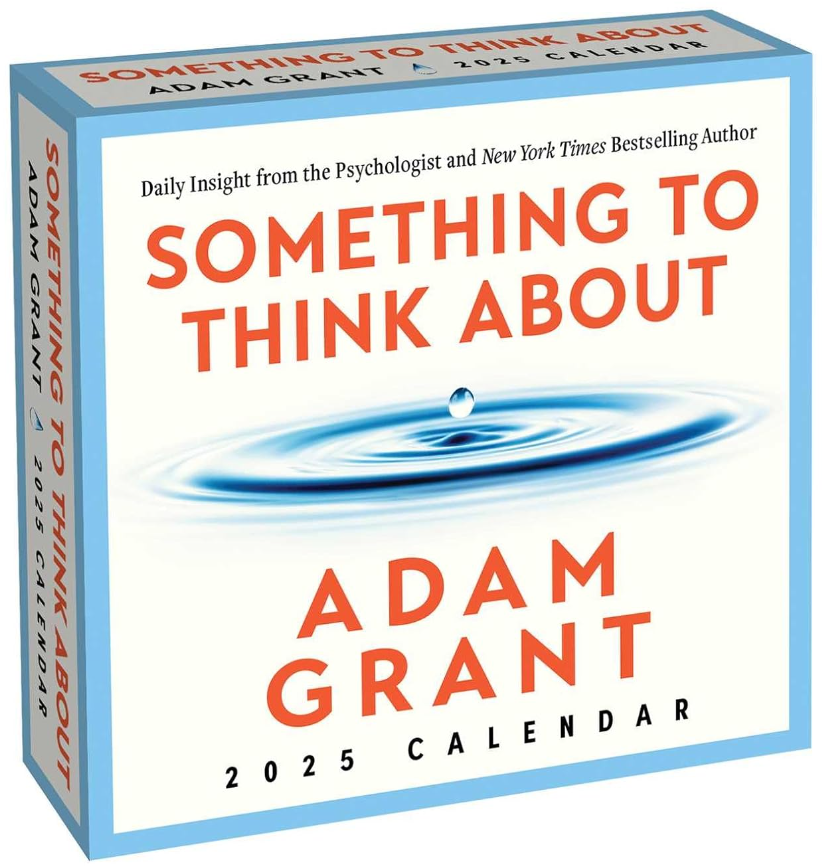 Calendar 2025 - Adam Grant: Something to Think About | Andrews McMeel - 4 | YEO