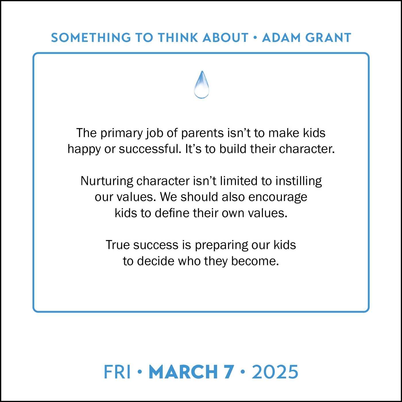 Calendar 2025 - Adam Grant: Something to Think About | Andrews McMeel - 1 | YEO