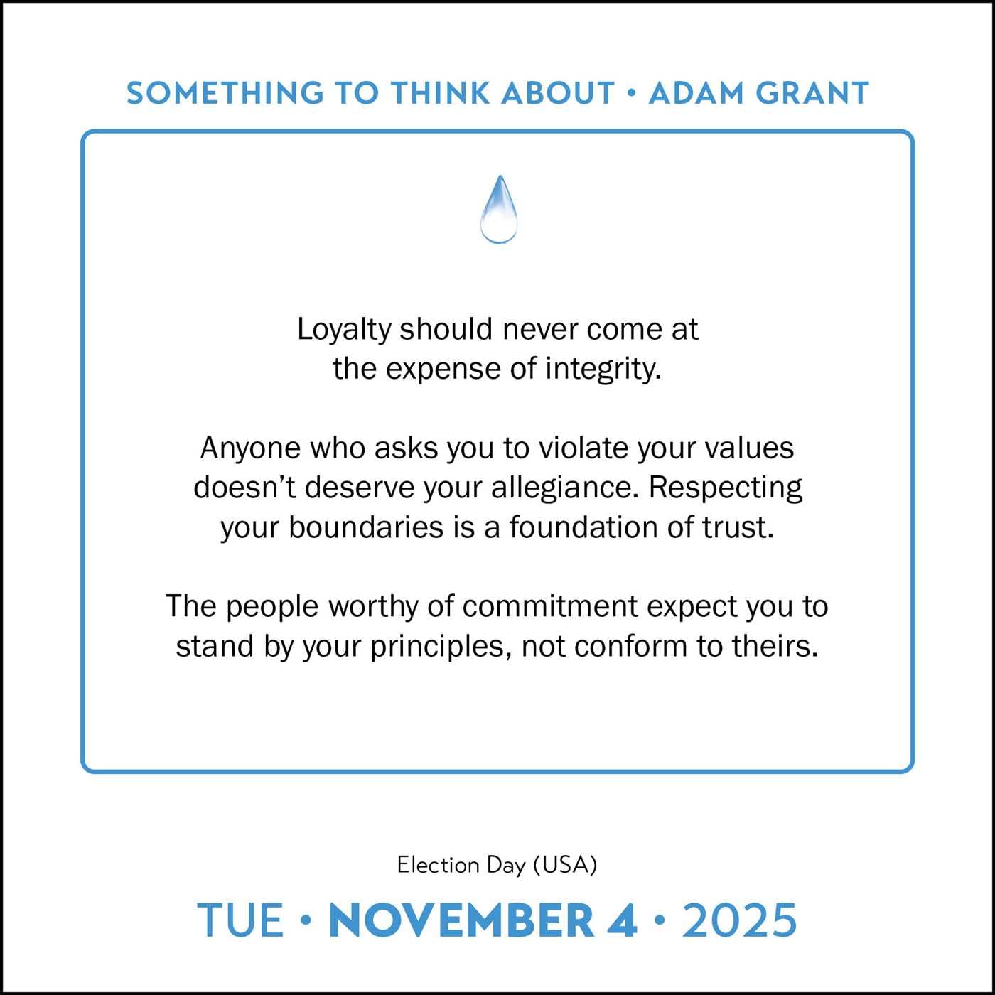 Calendar 2025 - Adam Grant: Something to Think About | Andrews McMeel - 2 | YEO