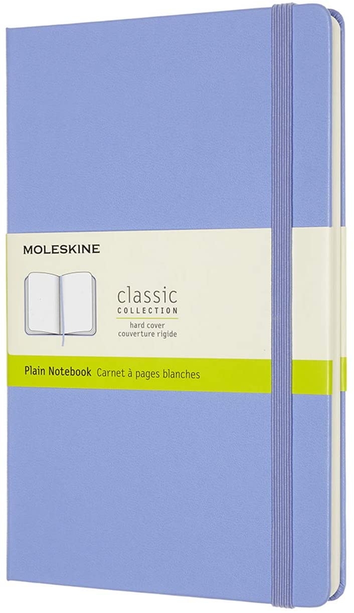 Carnet Moleskine - Hydrangea Blue Large Plain Notebook Hard | Moleskine