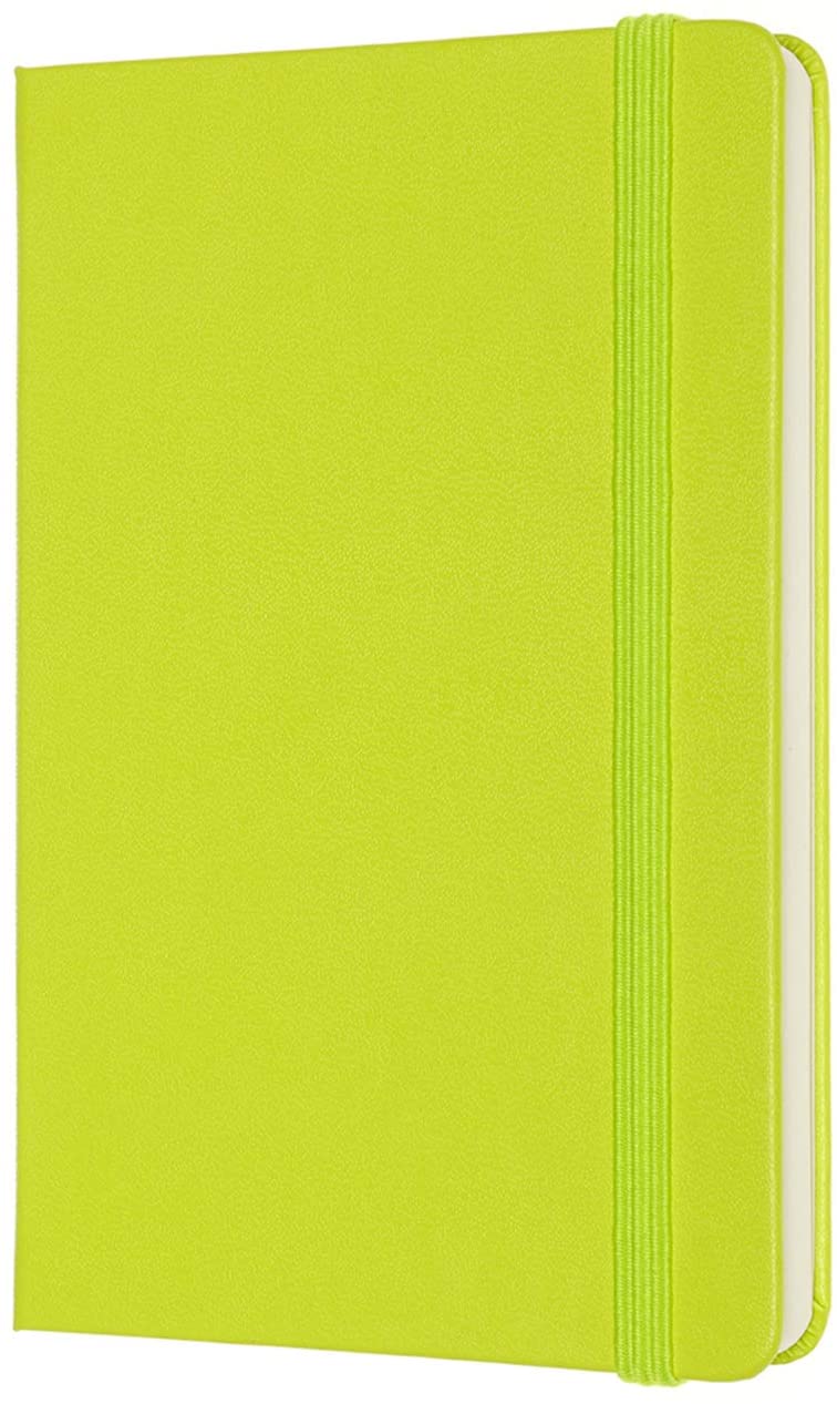 Carnet Moleskine - Classic Plain Pocket Notebook Hardcover - Lemon Green | Moleskine