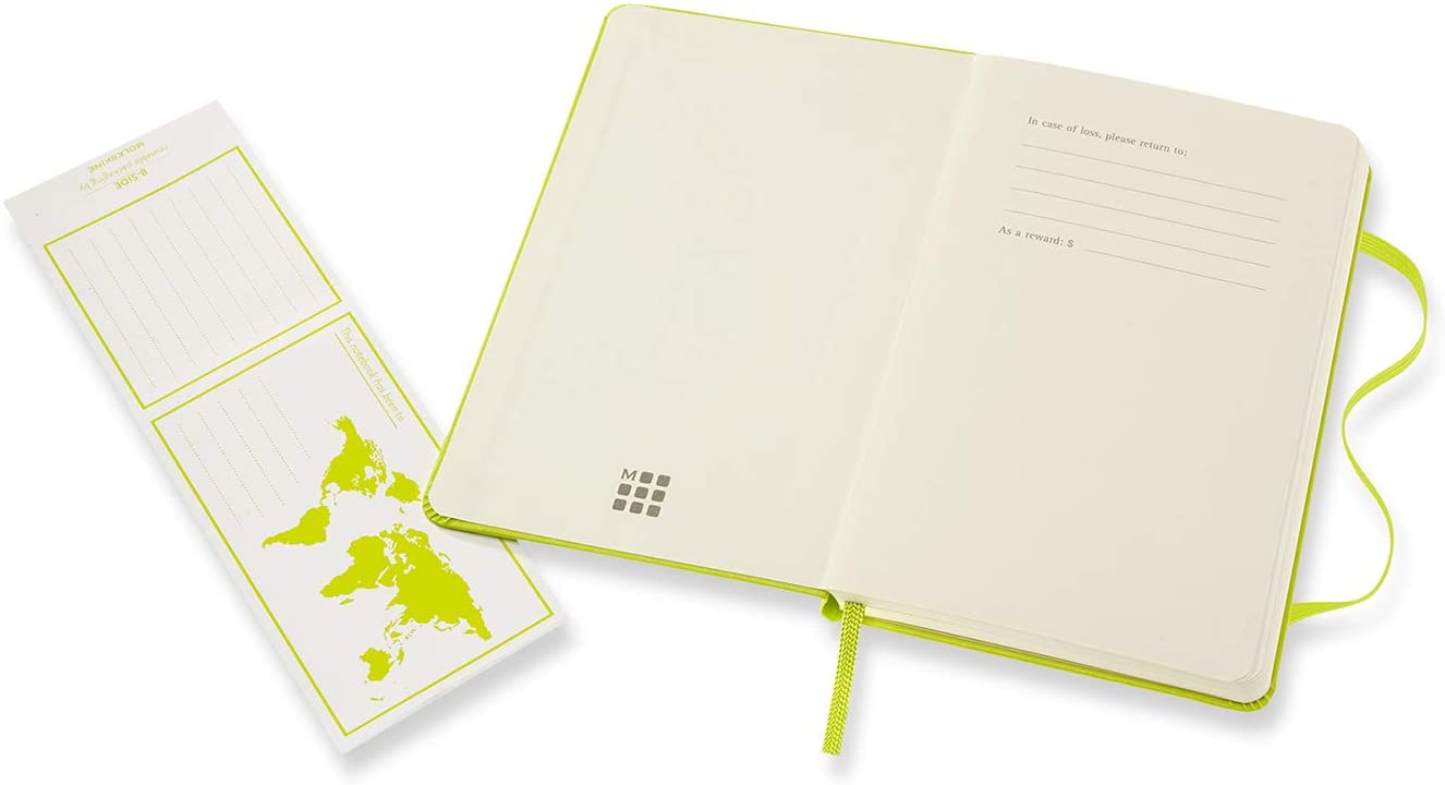 Carnet - Moleskine Classic - Pocket, Hardcover, Plain - Lemon Green | Moleskine - 1 | YEO