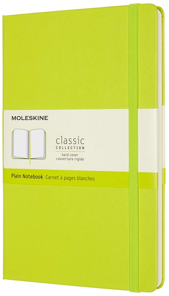 Carnet - Moleskine Classic - Large, Hard Cover, Plain - Lemon Green | Moleskine - 4 | YEO