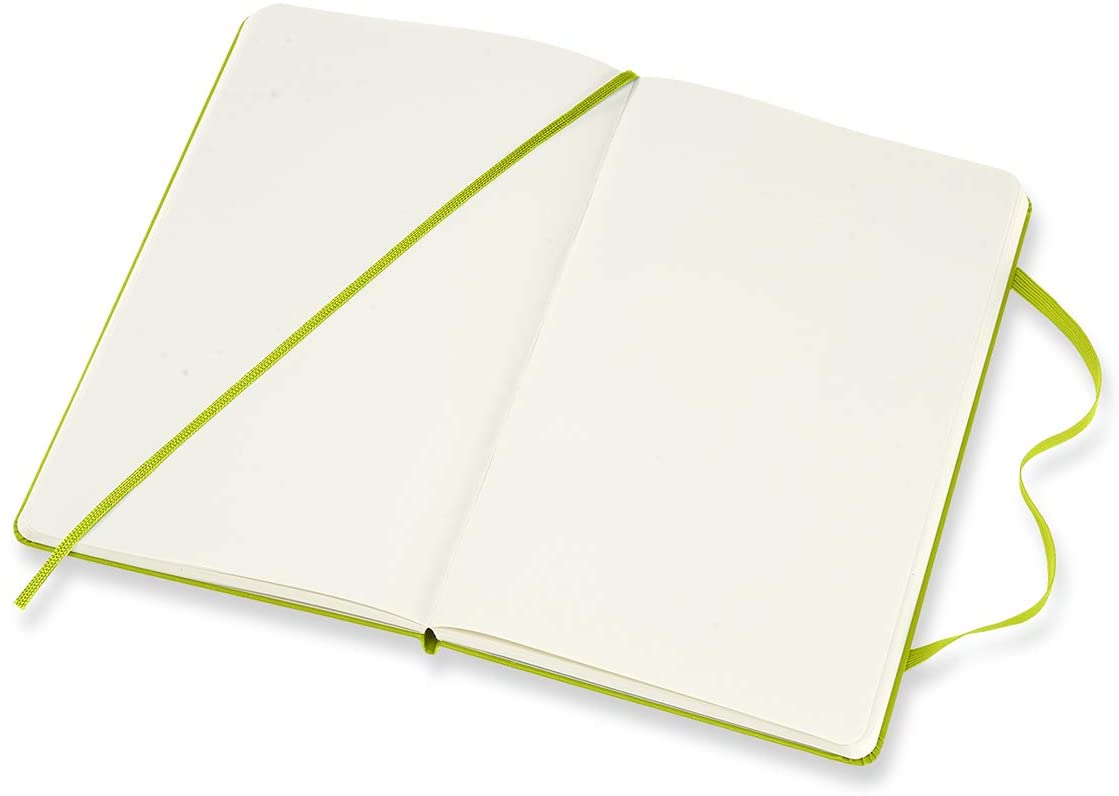 Carnet - Moleskine Classic - Large, Hard Cover, Plain - Lemon Green | Moleskine - 2 | YEO