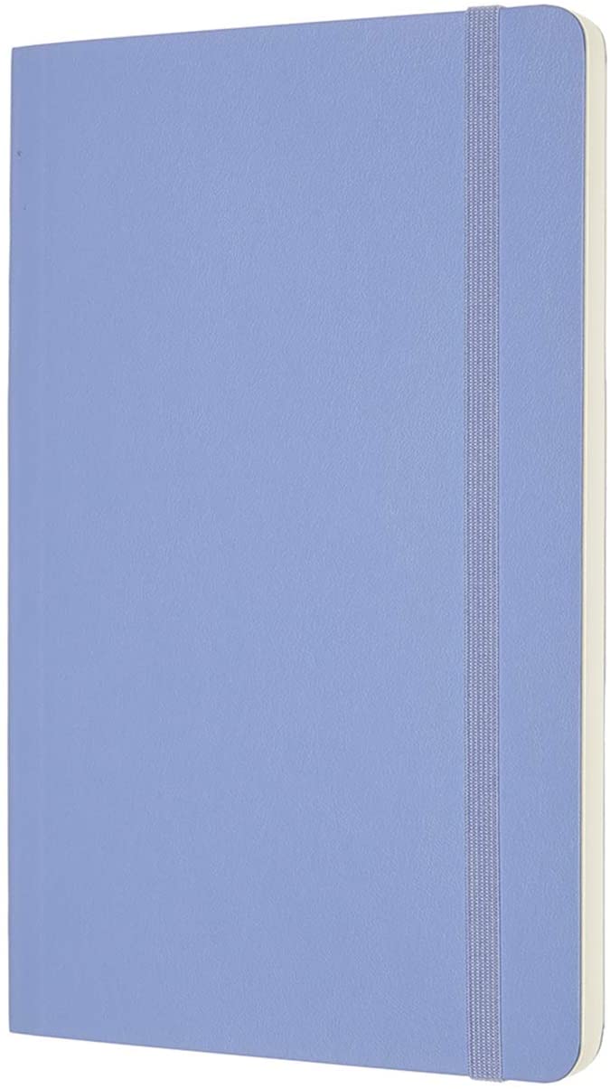 Carnet - Moleskine Classic - Large, Soft Cover, Plain - Hydrangea Blue | Moleskine