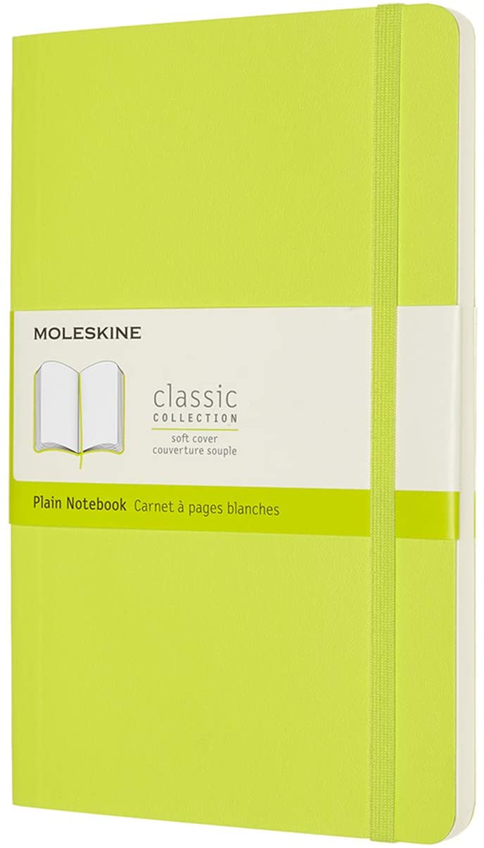 Carnet - Moleskine Classic - Large, Soft Cover, Plain - Lemon Green | Moleskine - 4 | YEO