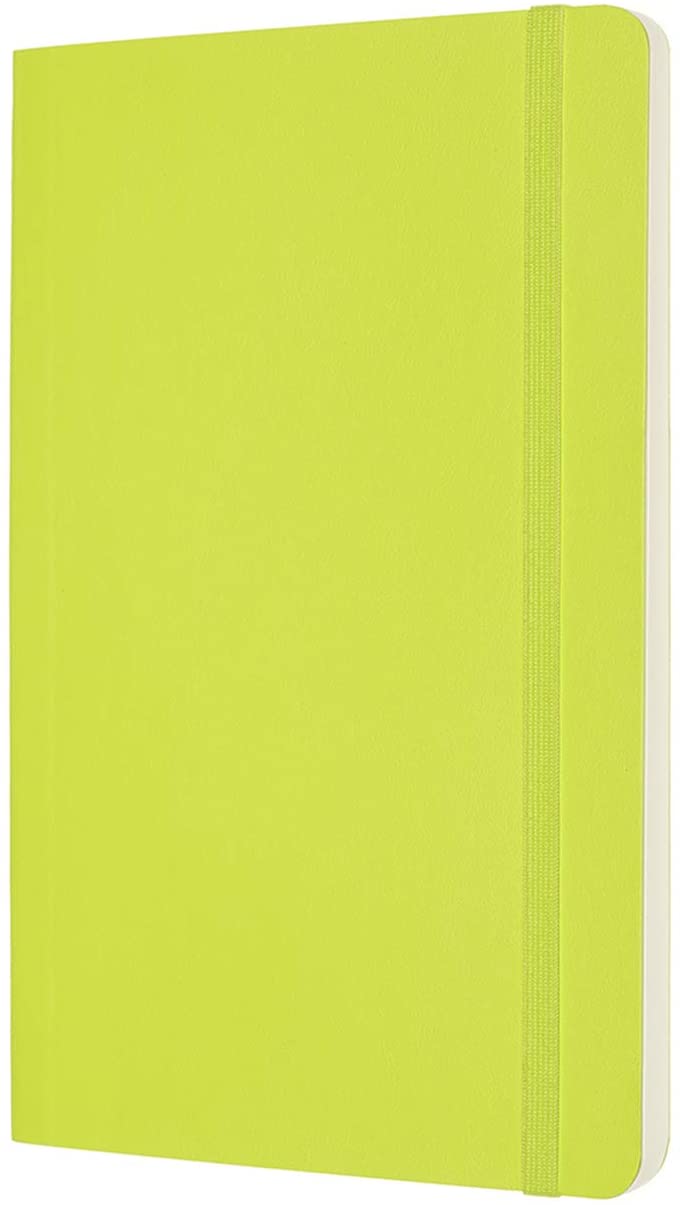 Carnet - Moleskine Classic - Large, Soft Cover, Plain - Lemon Green | Moleskine