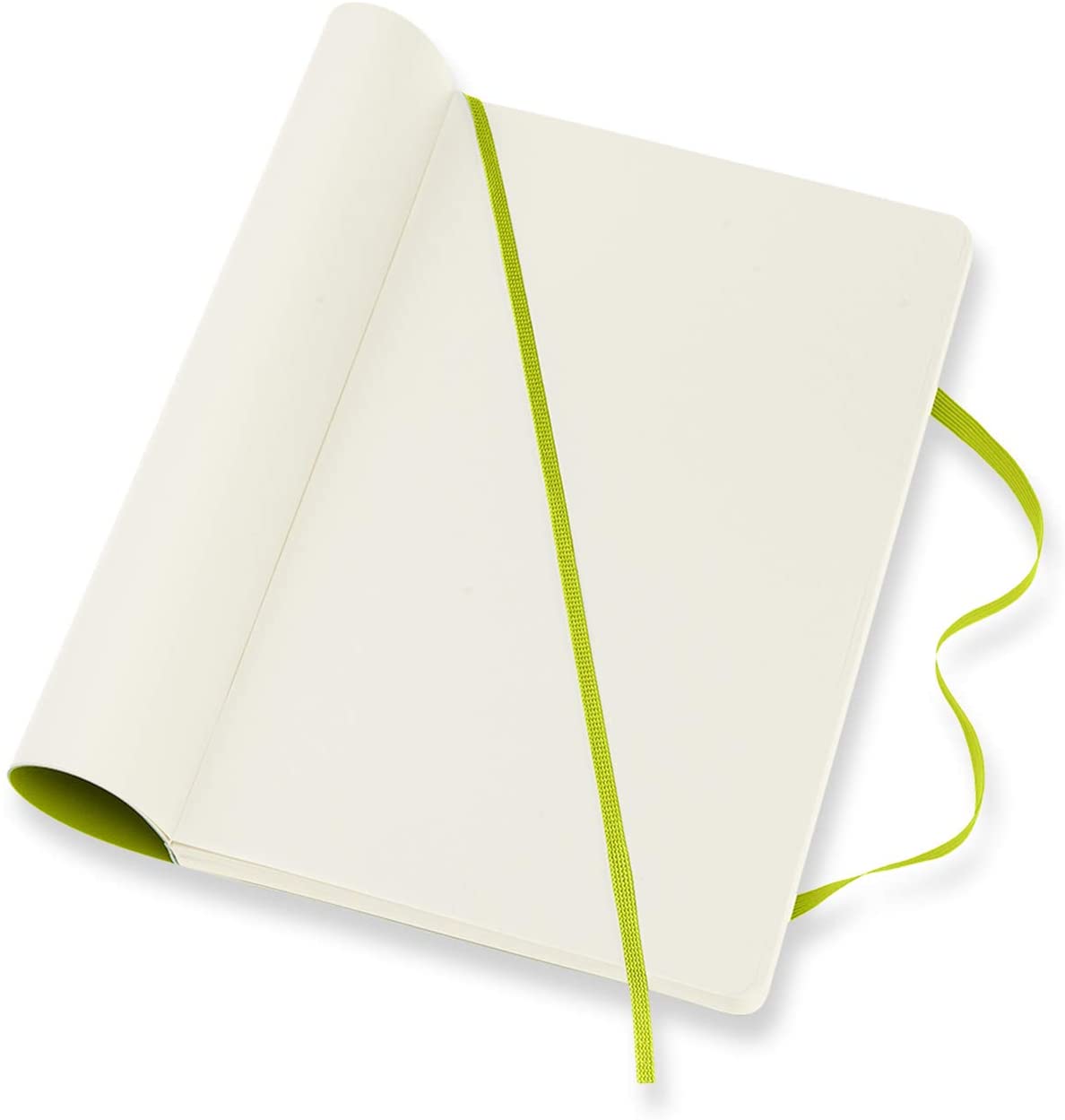 Carnet - Moleskine Classic - Large, Soft Cover, Plain - Lemon Green | Moleskine - 2 | YEO