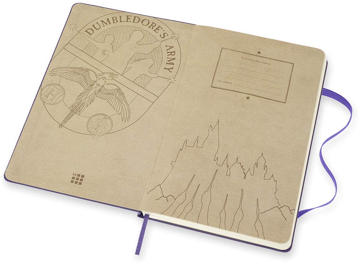 Carnet - Moleskine - Harry Potter - Pheonix - Geranium Violet | Moleskine - 1 | YEO