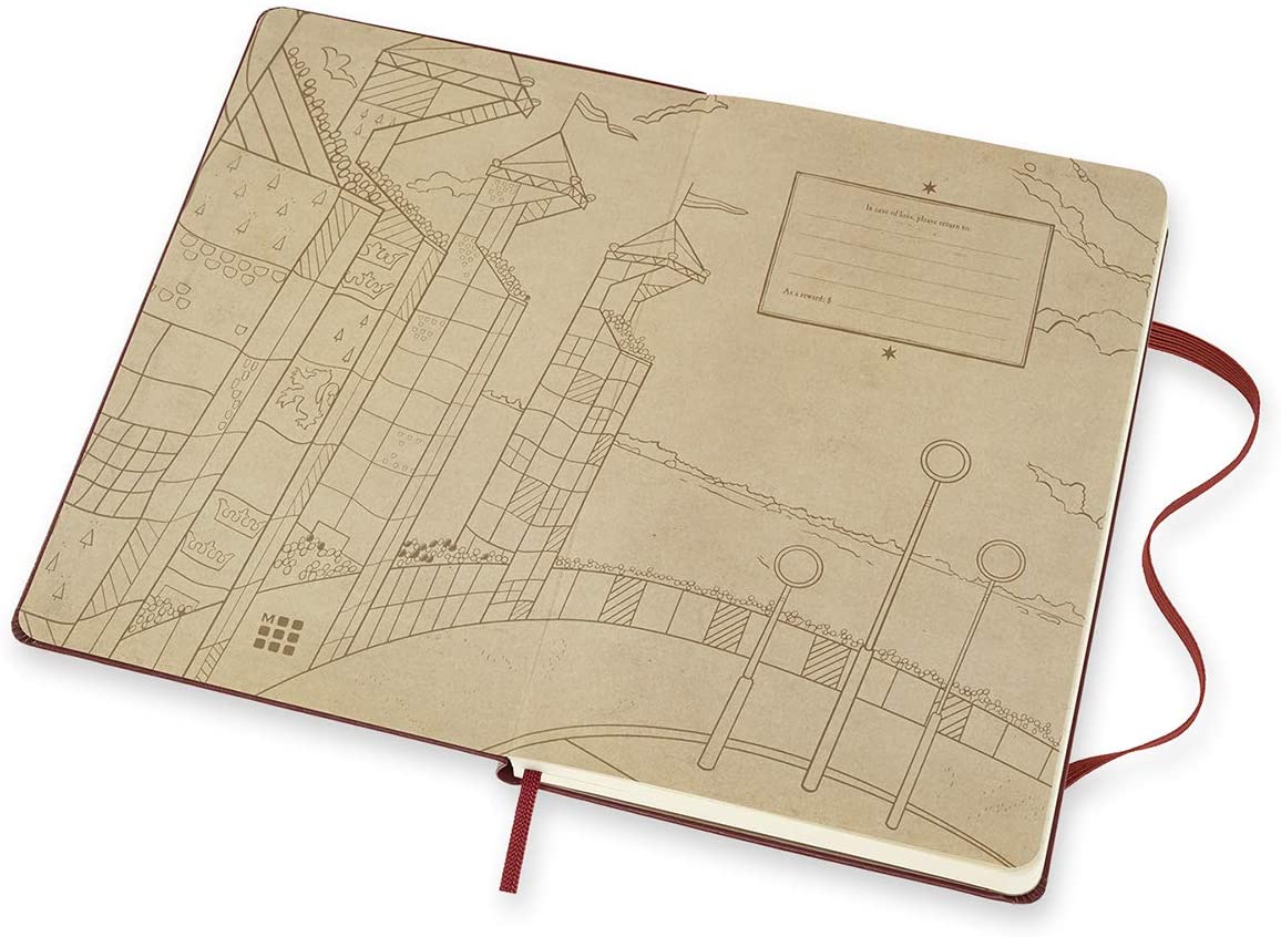 Carnet - Moleskine - Harry Potter - Quidditch - Burgundy Red | Moleskine - 1 | YEO