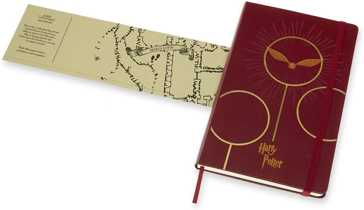 Carnet - Moleskine - Harry Potter - Quidditch - Burgundy Red | Moleskine - 3 | YEO