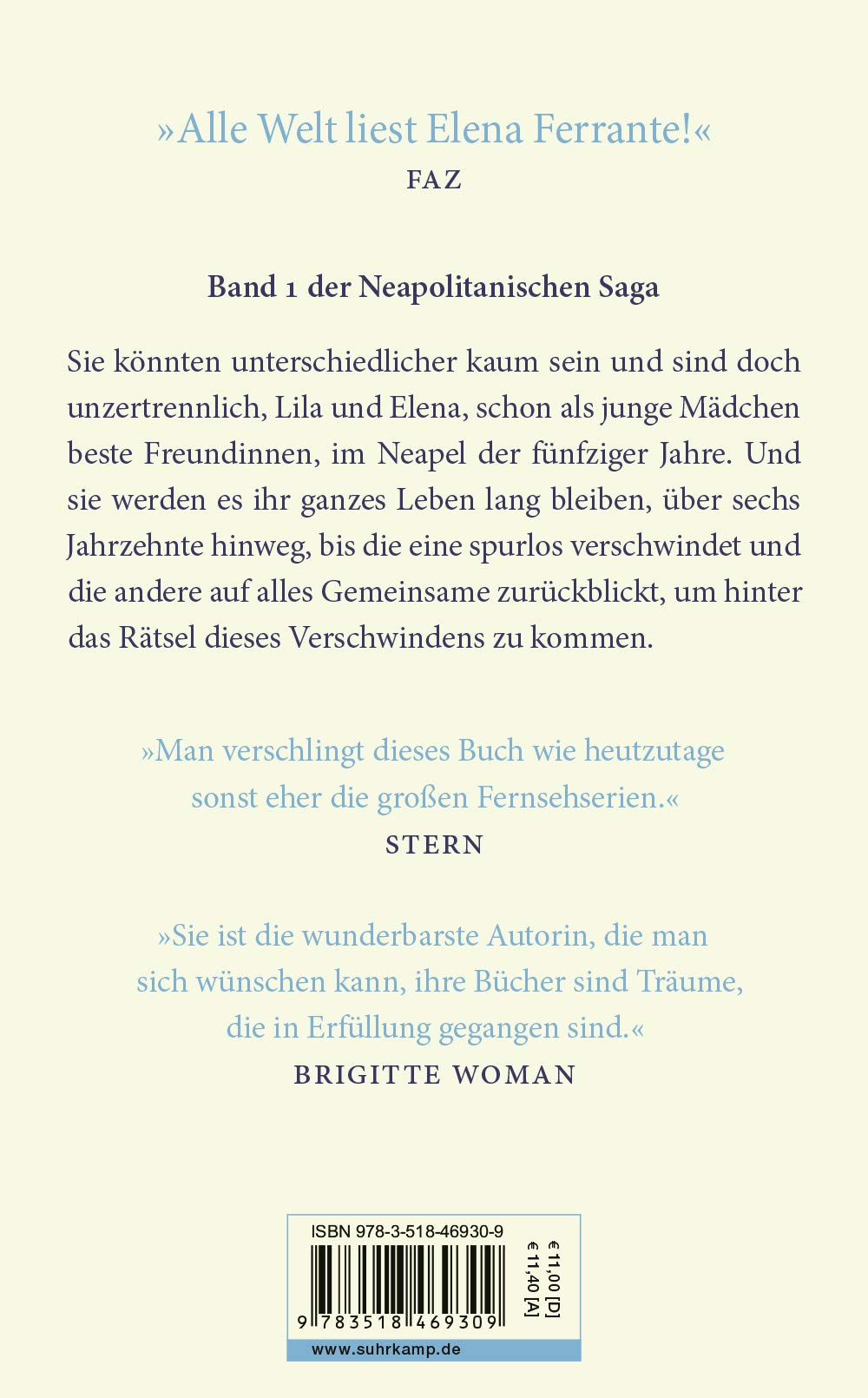 Meine geniale Freundin | Elena Ferrante - 2 | YEO