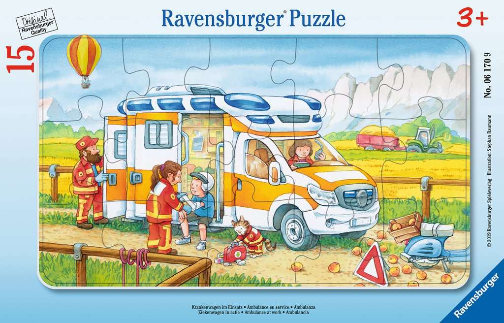 Puzzle tip rama - Ambulanta | Ravensburger image0