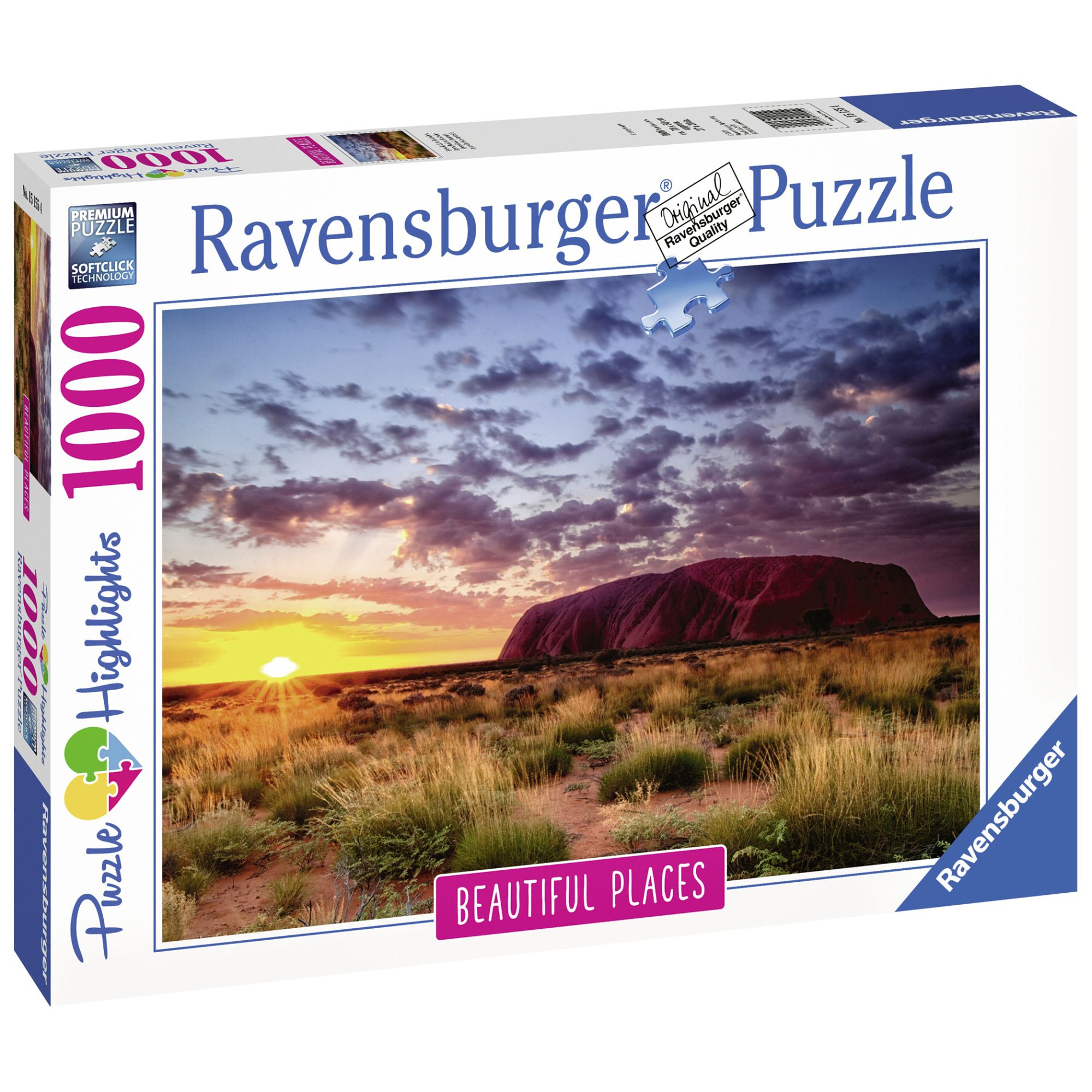 Puzzle 1000 piese - Ayers Rock, Australia | Ravensburger