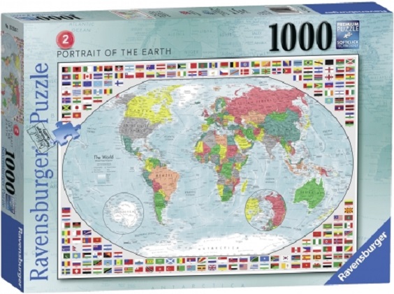 Puzzle 1000 piese - Harta Politica a Lumii 2 | Ravensburger