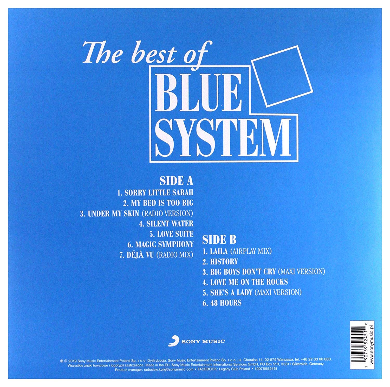 The Best of Blue System - Vinyl | Blue System