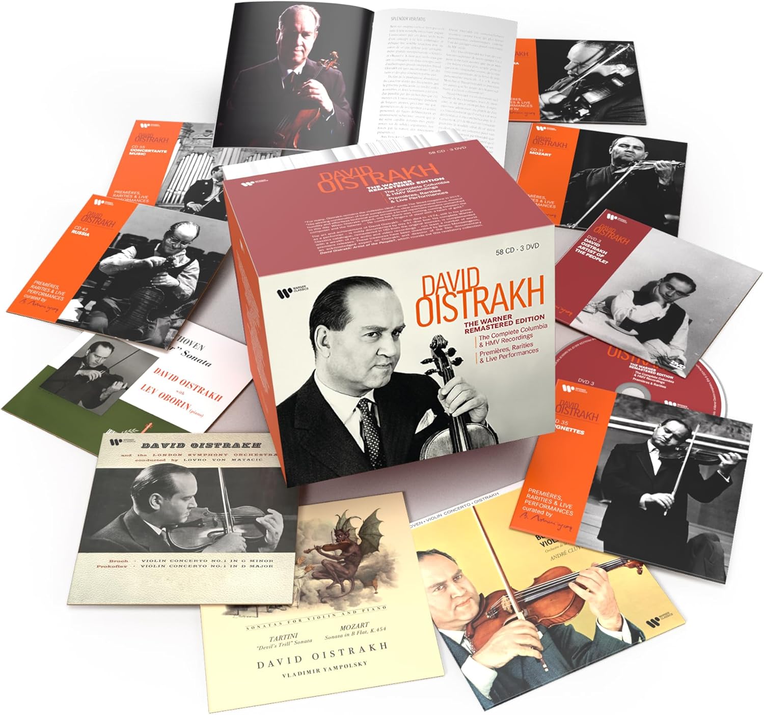 David Oistrakh - The Warner remastered Edition (58xCD+3xDVD Box Set) | David Oistrakh