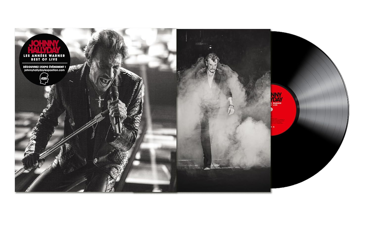 Les Annees Warner. Best Of Live - Vinyl | Johnny Hallyday