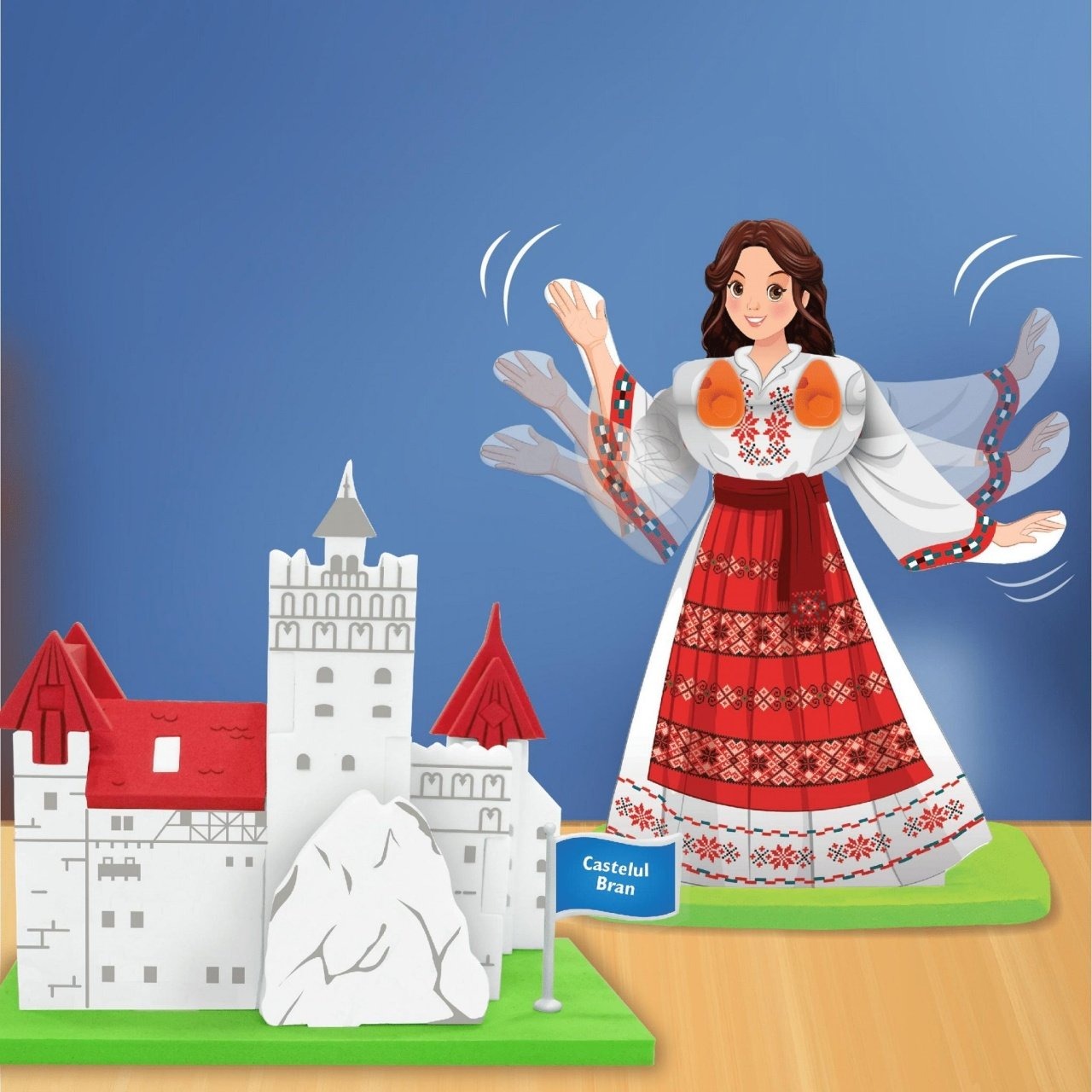 Puzzle 42 piese - Descopera Romania | Hobik Toys - 3 | YEO