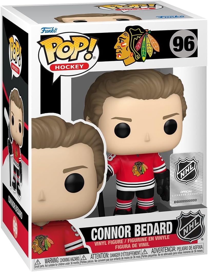 Figurina - Pop! NHL: Chicago Blackhawks - Connor Bedard | Funko - 2 | YEO