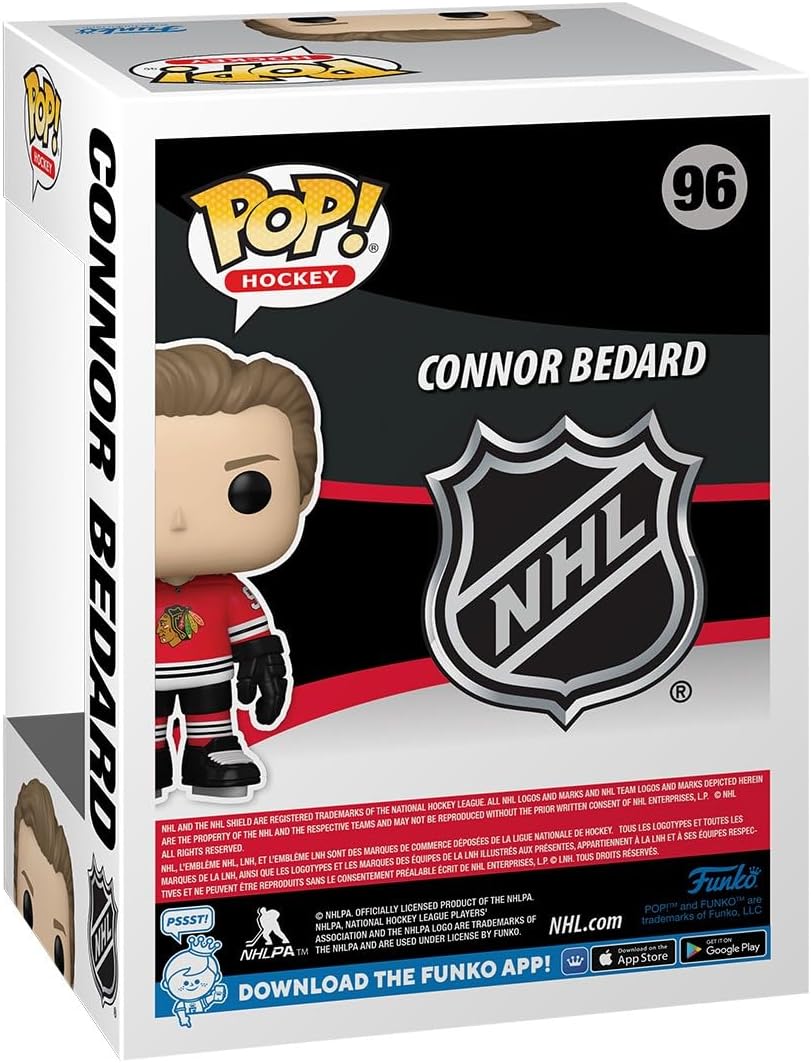 Figurina - Pop! NHL: Chicago Blackhawks - Connor Bedard | Funko - 1 | YEO