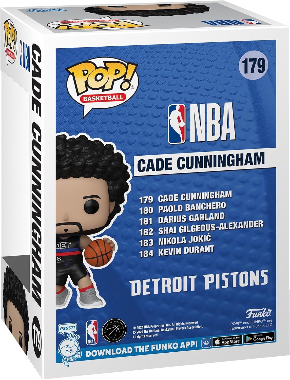 Figurina - Pop! NBA: Detroit Pistons - Cade Cunningham | Funko - 1 | YEO