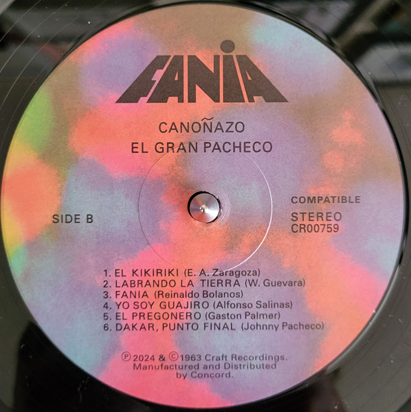 Mi Nuevo Tumbao..... Canonazo - Vinyl | El Gran Pacheco, Pete Rodriguez - 1 | YEO