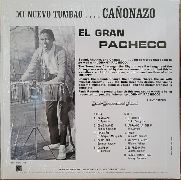 Mi Nuevo Tumbao..... Canonazo - Vinyl | El Gran Pacheco, Pete Rodriguez - 2 | YEO