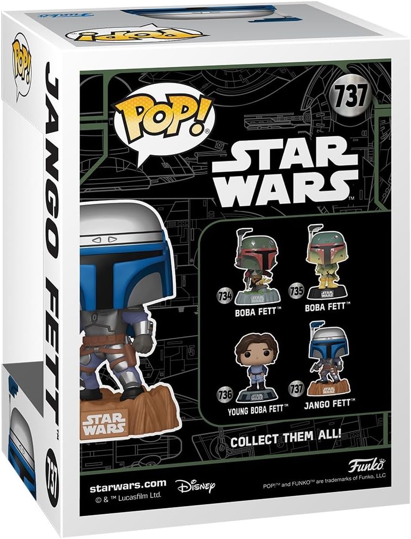 Figurina - Pop! Star Wars - Jango Fett | Funko - 1 | YEO