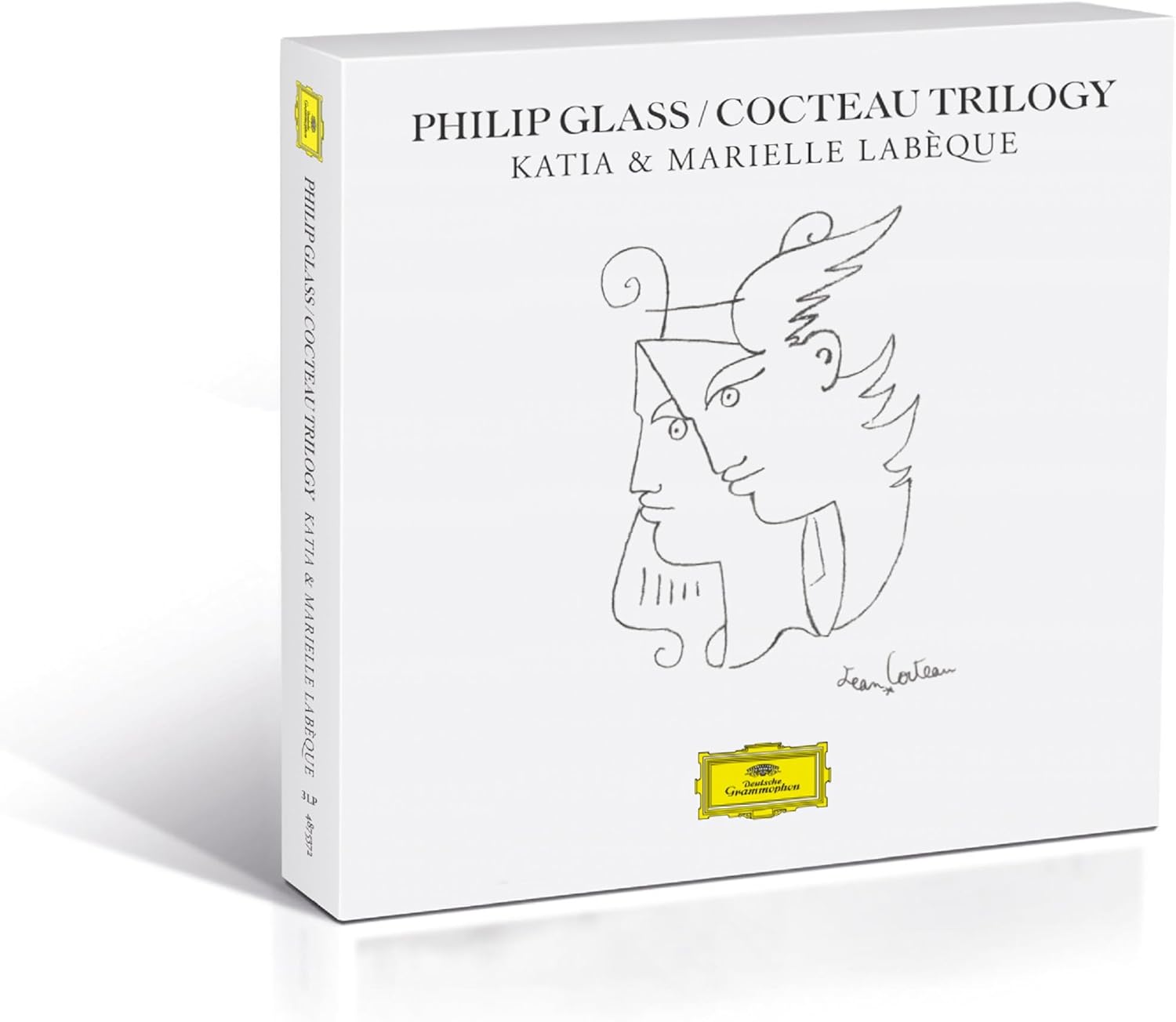 Glass: Cocteau Trilogy - Vinyl | Katia Labeque, Marielle Labeque