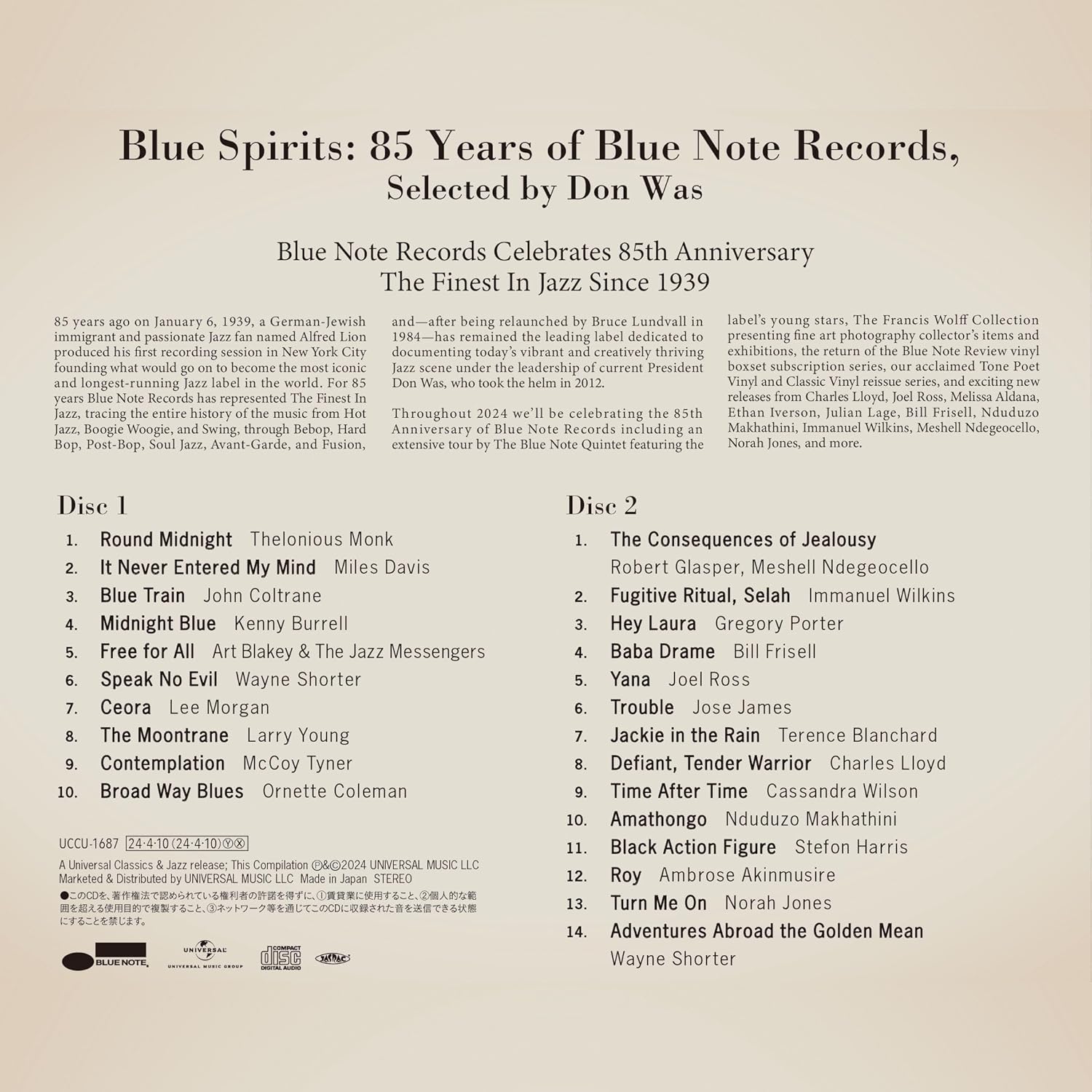 Blue Spirits: 85 Years Of Blue Note Records - Vinyl | Various Artists