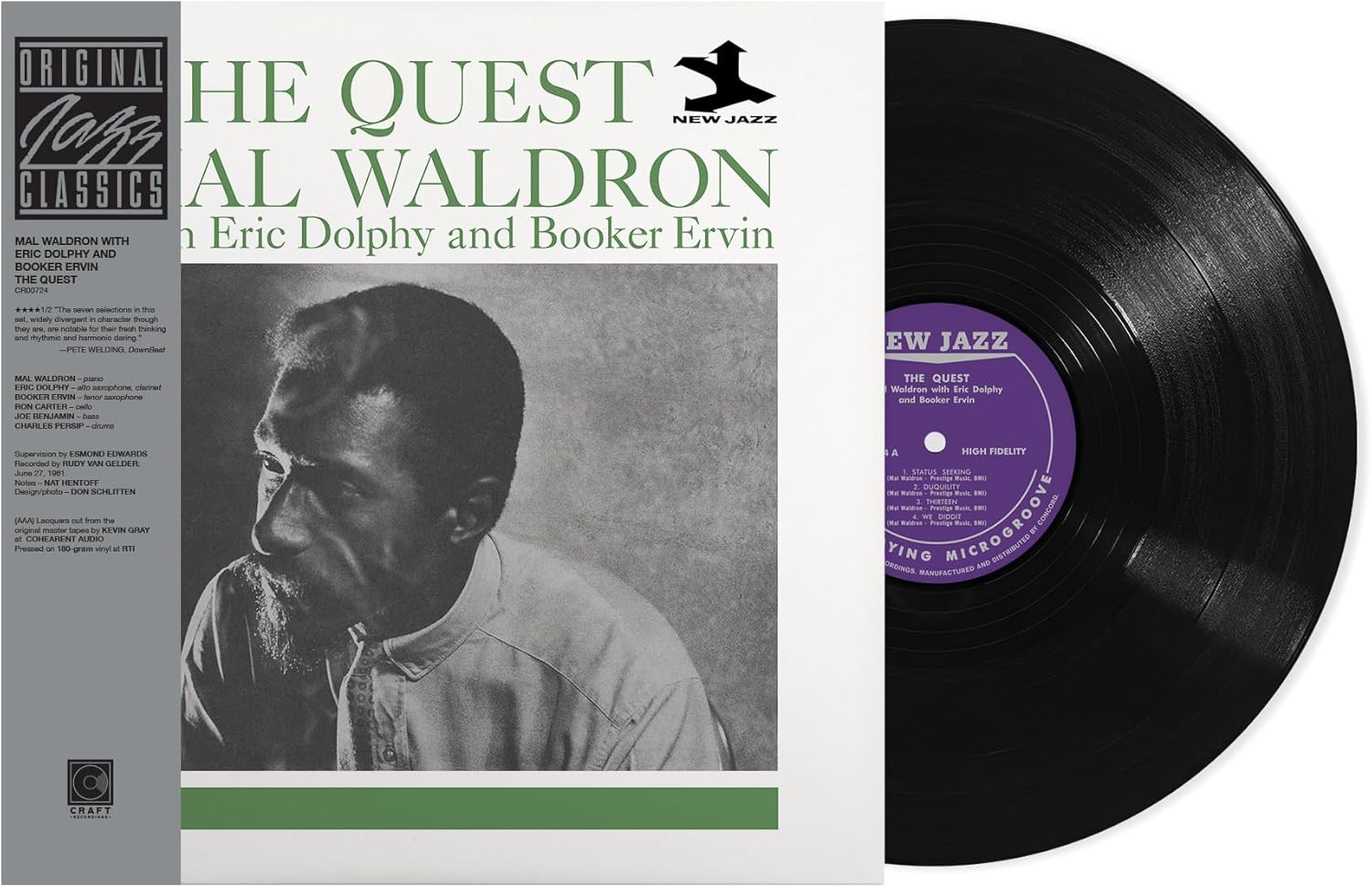 The Quest - Vinyl | Mal Waldron, Eric Dolphy, Booker Ervin