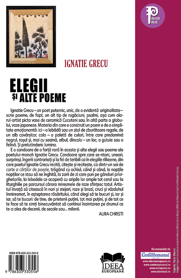 Elegii si alte poeme | Ignatie Grecu