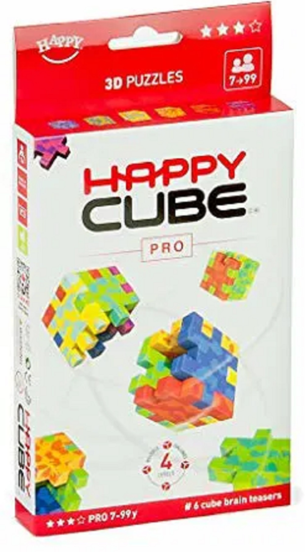 Joc - Happy Cube - 6 Colours - Pack Pro | Smart Games