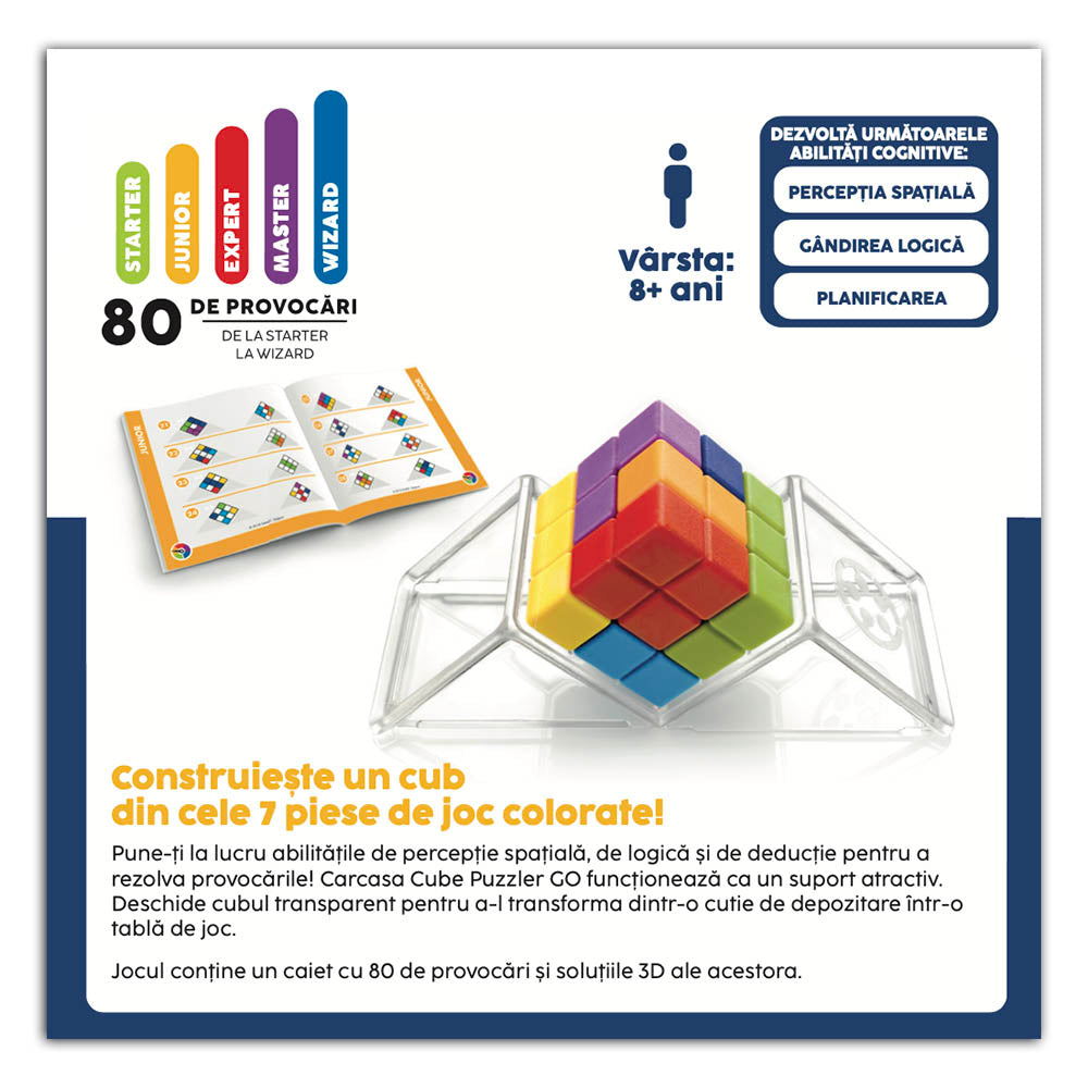 Joc de logica - Cube Puzzler Go (RO) | Smart Games - 3 | YEO