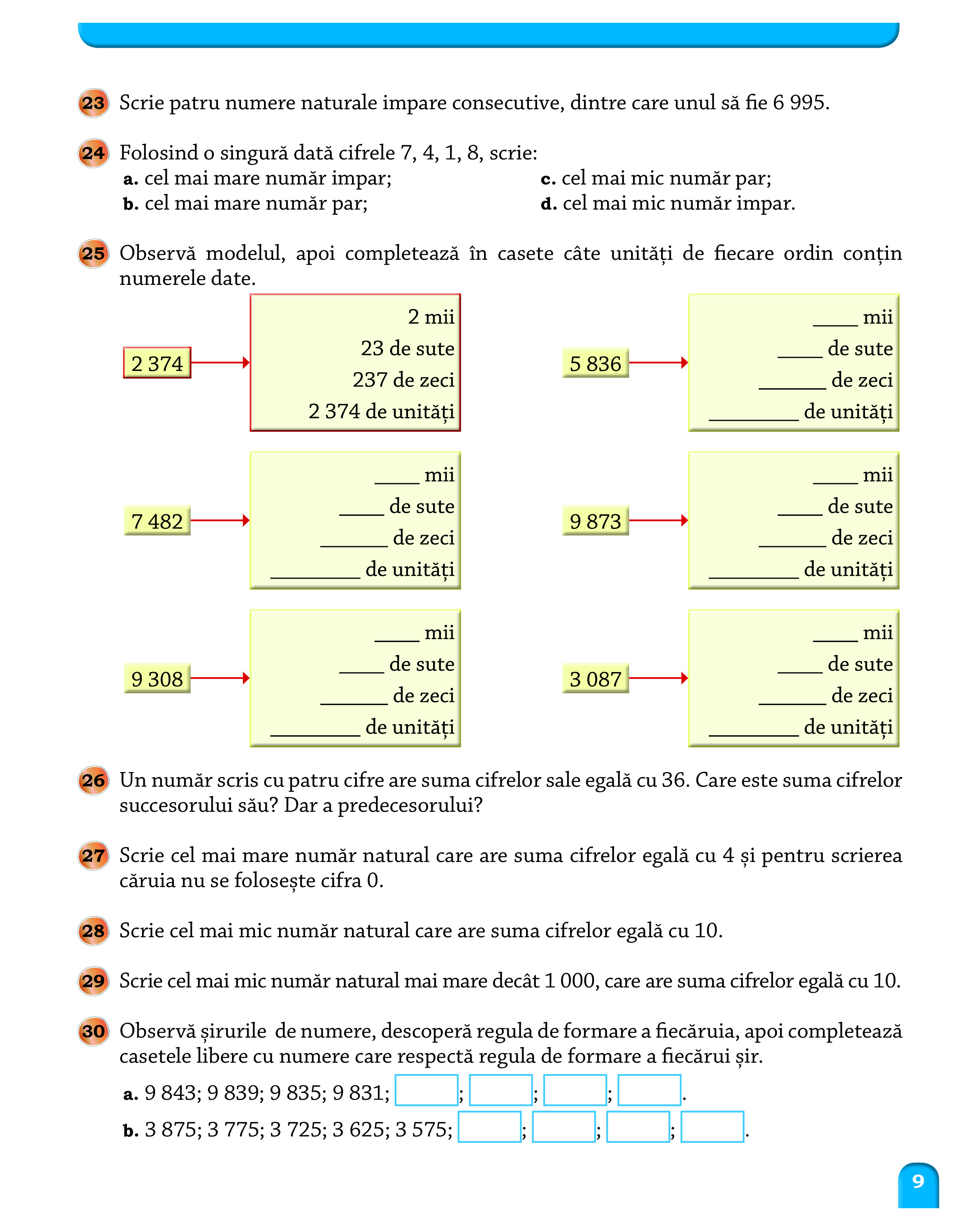 Matematica - Noua culegere pentru clasa a III-a, Exercitii, probleme, jocuri | Mariana Mogos - 8 | YEO