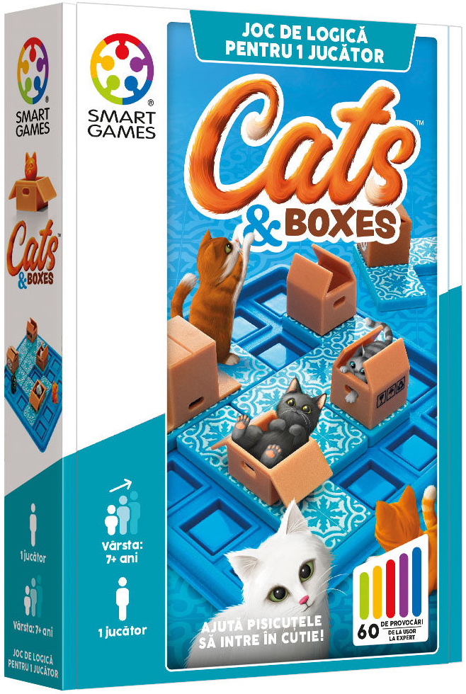 Joc de logica - Cats and Boxes (RO) | Smart Games - 5 | YEO