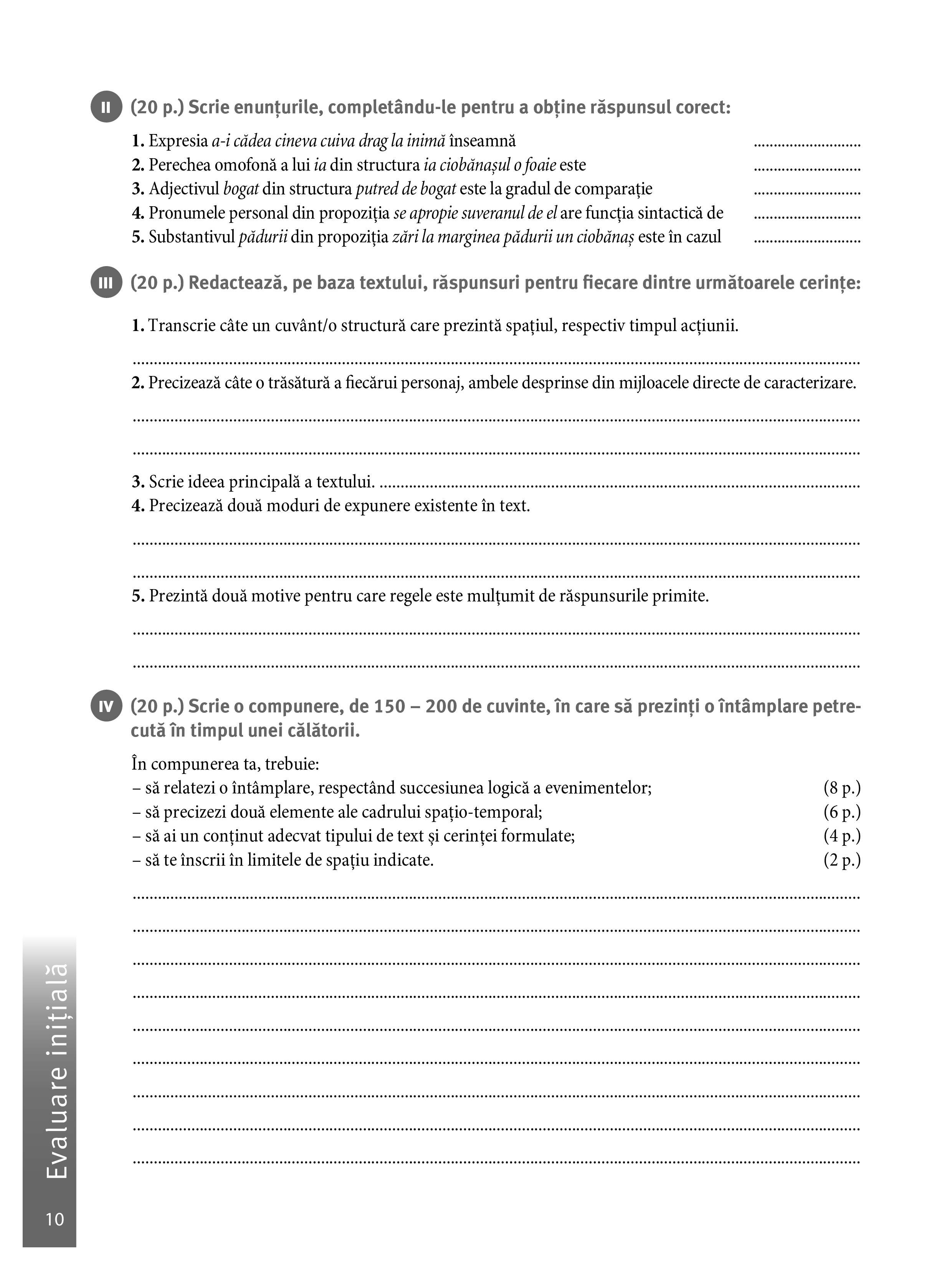 Caietul inteligent - Limba romana. Comunicare, clasa a VII-a | Florin Ionita, Elena Carstocea, Ana Coman, Monica H. Columban, Victoria Gal, Dorina Kudor, Lenuta Sfirlea - 6 | YEO