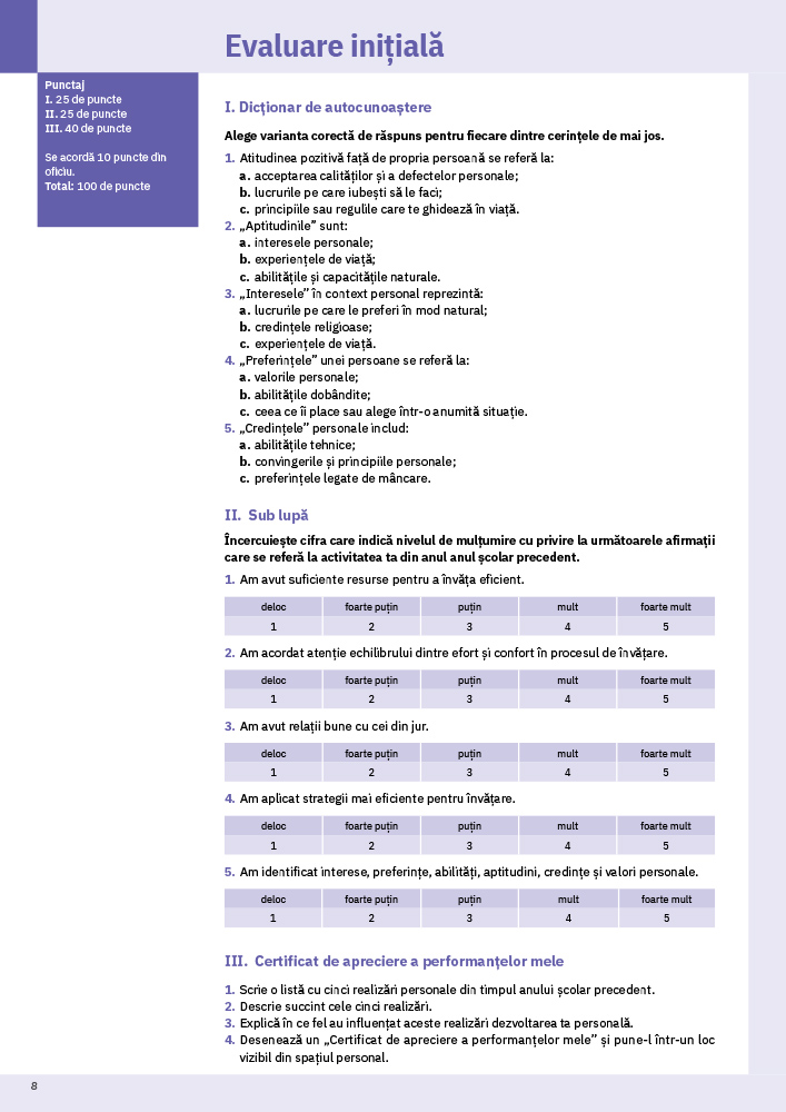 Consiliere si dezvoltare personala. Clasa a VII-a | Monica H. Columban, Dorina Kudor, Lenuta Sfirlea, Dorina-Anca Talas - 6 | YEO