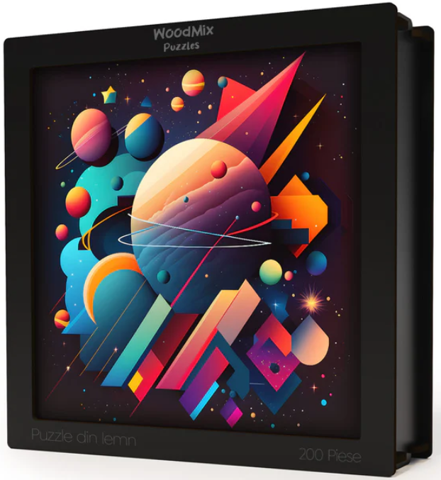 Puzzle din lemn - Abstract - Dream Galaxy | Woodmix Puzzles - 1 | YEO