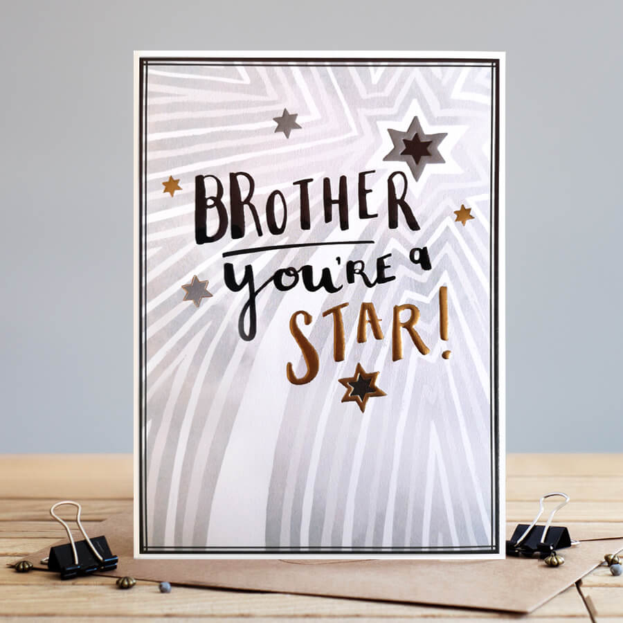 Felicitare - Best Brother | Louise Tiler Designs