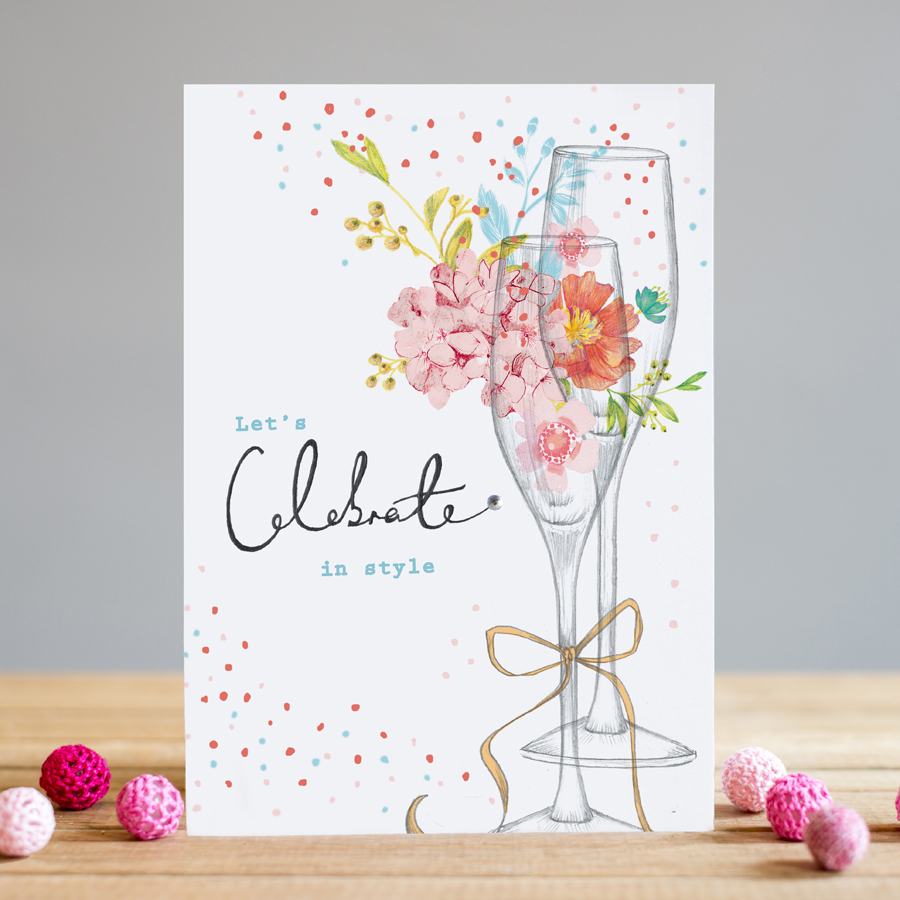 Felicitare - Let's Celebrate | Louise Tiler Designs