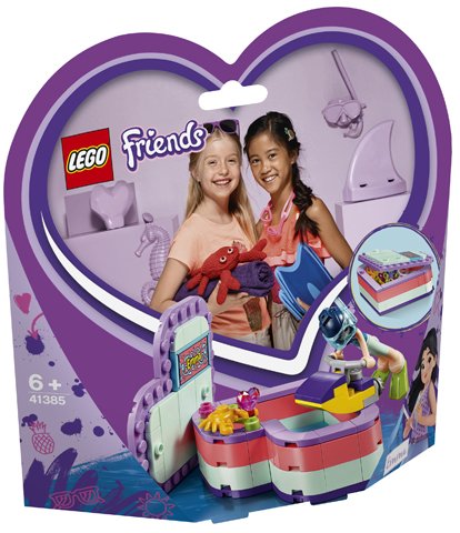 Jucarie - Lego Friends - Emma\'s Heart-Shaped Summer Box, 41385 | LEGO