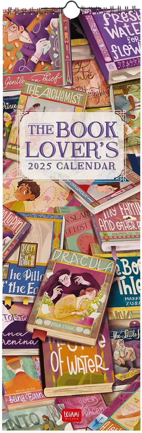 Calendar de perete 2025 - Book Lovers | Legami - 2 | YEO