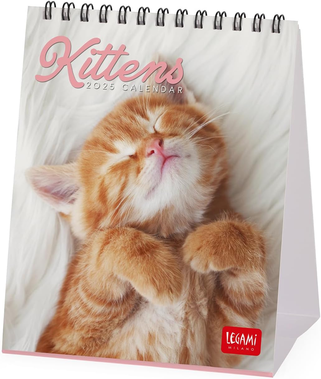 Calendar de birou 2025 - Kittens | Legami - 3 | YEO