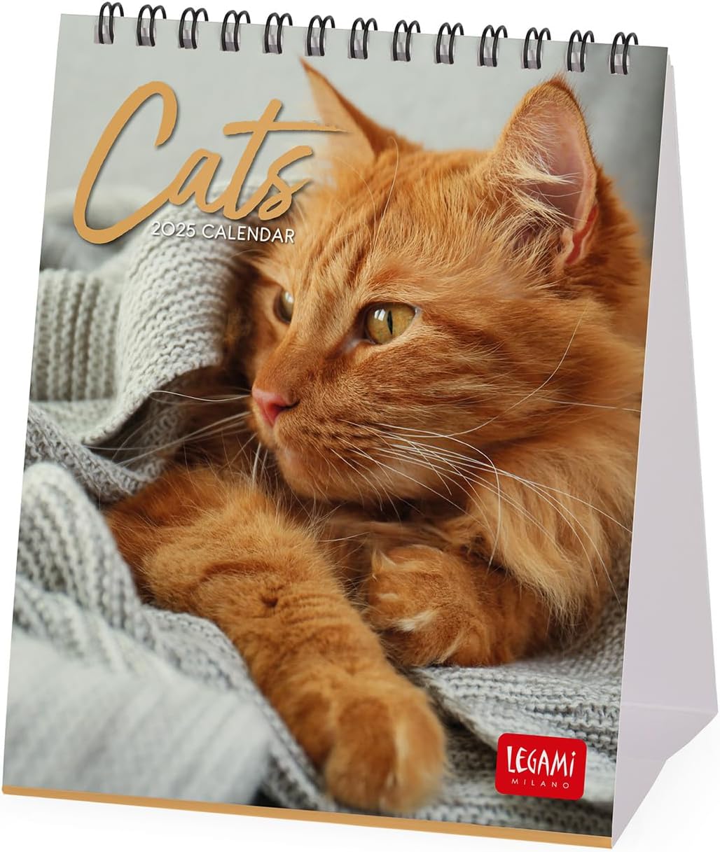 Calendar de birou 2025 - Cats | Legami - 3 | YEO