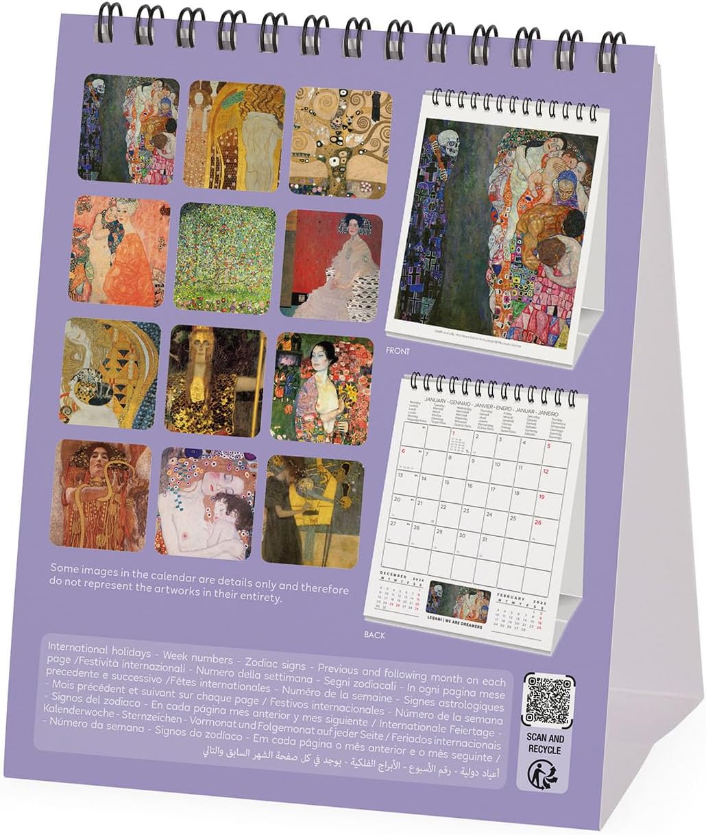 Calendar de birou 2025 - Gustav Klimt | Legami